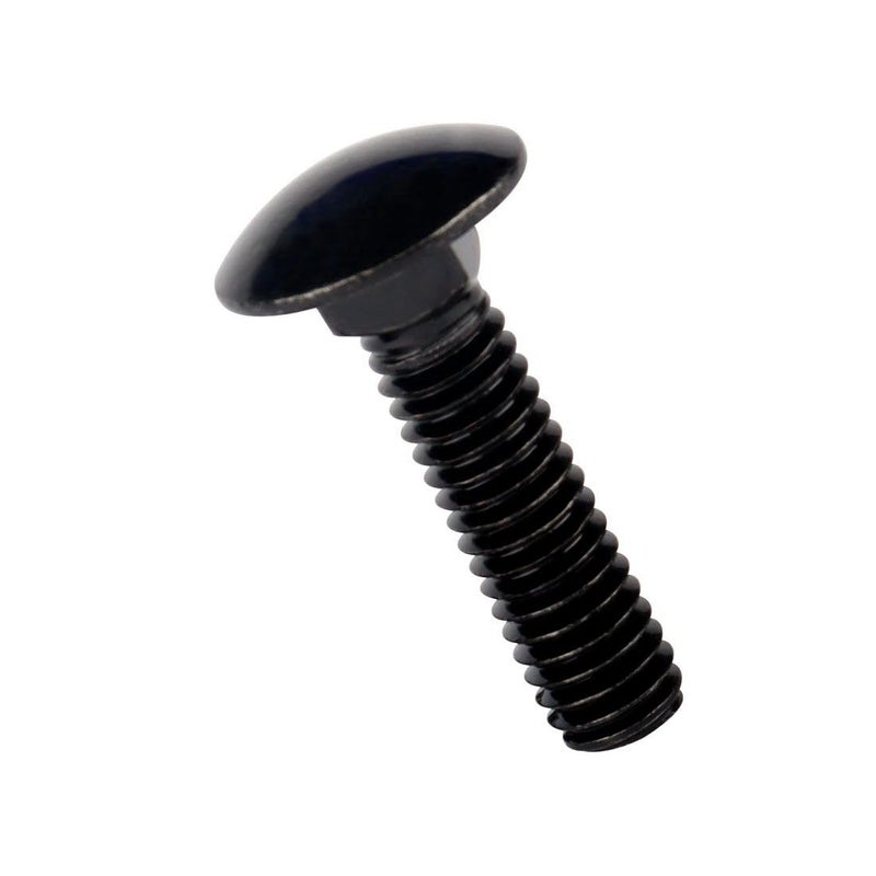 VAMUOEFL 1/2-13 x 2 Carriage Bolts Screws Black Finish, Round Head Square Neck, 304 Stainless Steel 18-8, UNC Full Machine Coarse Thread, 5Pcs - Image 5